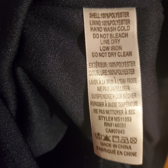 Faith and Joy | Navy Blue Bubble A-line Skirt - Picture 7 of 7